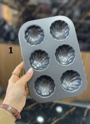 قالب کیک مافین ۶ خانه تفلون 💥 - Image 2