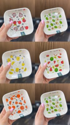 مزه خوری مربع سرامیکی😍