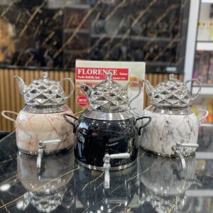 کتری قوری کف چدن طرح سنگی💥