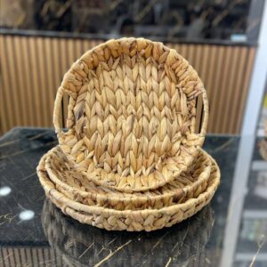 سبد حصیری 3 عددی