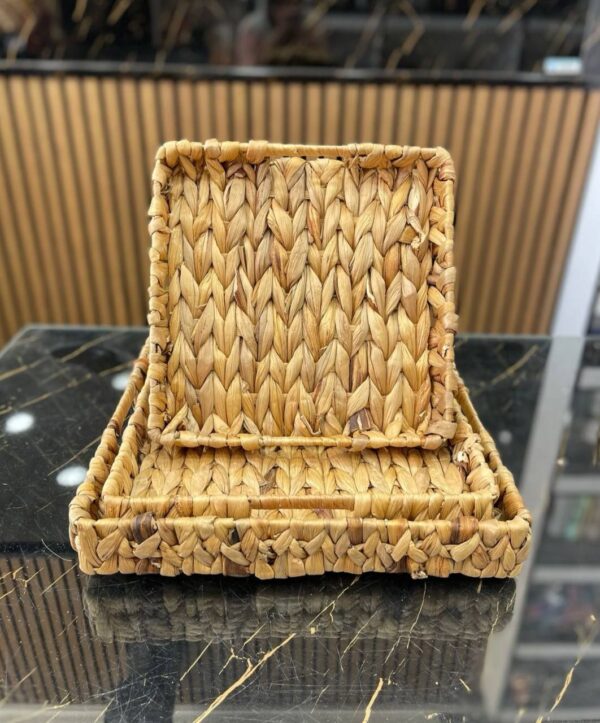 سبد حصیری 3 عددی