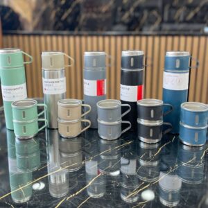 فلاسک استیل دوجداره لیوان‌دار