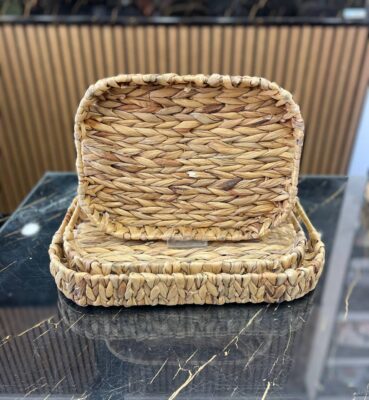 سینی 3تایی حصیری