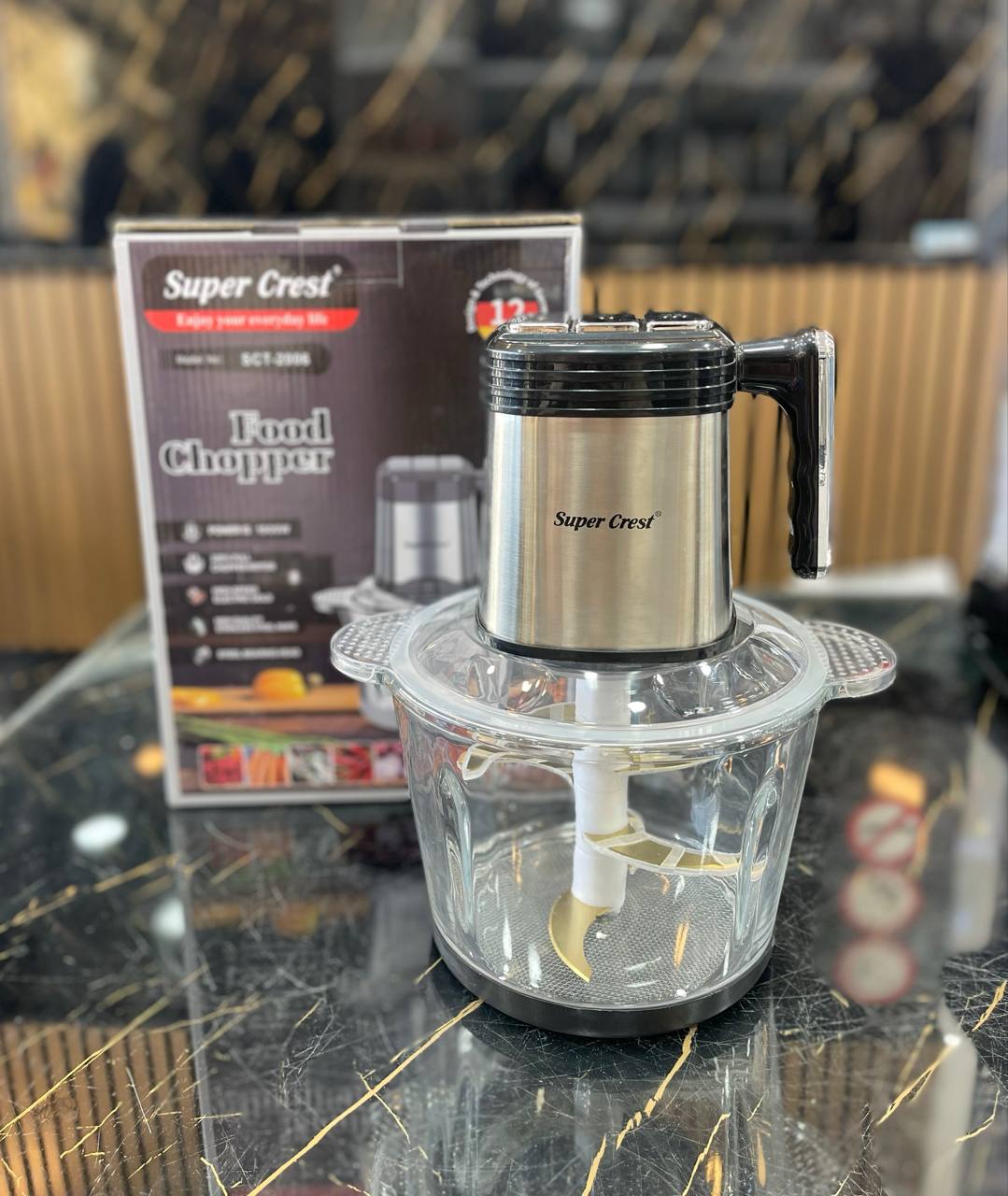 IMG_20251204_120932_386 خردکن شیشه Super Crest مدل SCT-2006 - Image 1