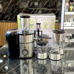 آب میوه گیری 4 کاره تمام استیل wenow💥