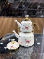 کتری قوری (حرفه ای) تمام لعابی اصل 😍 - Image 2