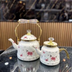 کتری قوری (حرفه ای) تمام لعابی اصل 😍