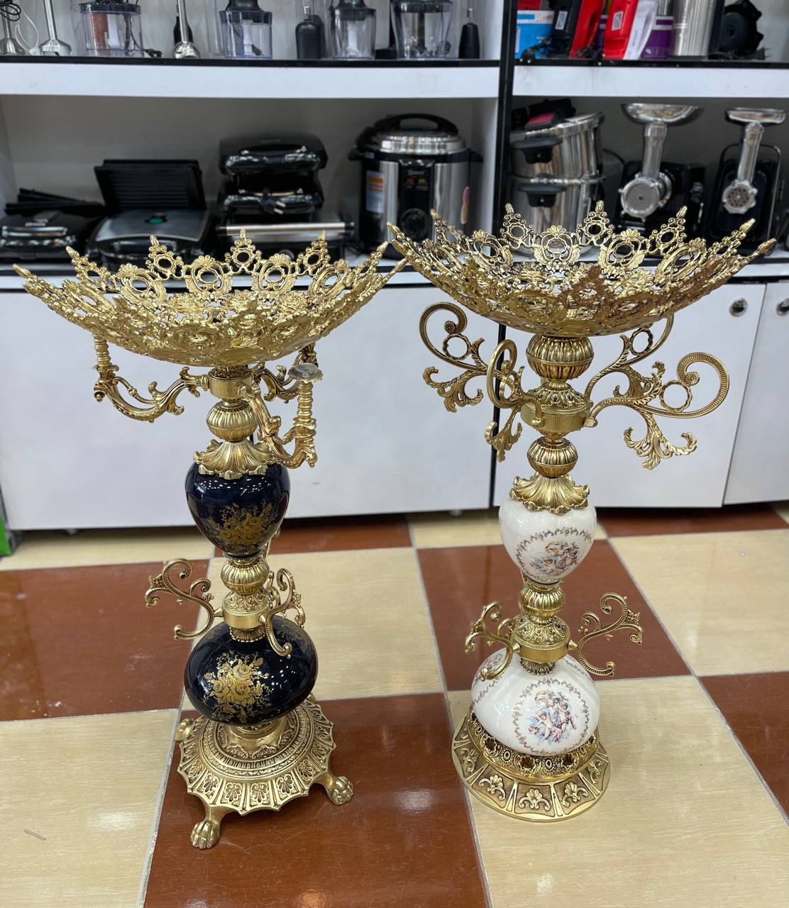 IMG_20260925_020440_827 جا میوه ای پایه بلند سلطنتی💥 - تصویر 1